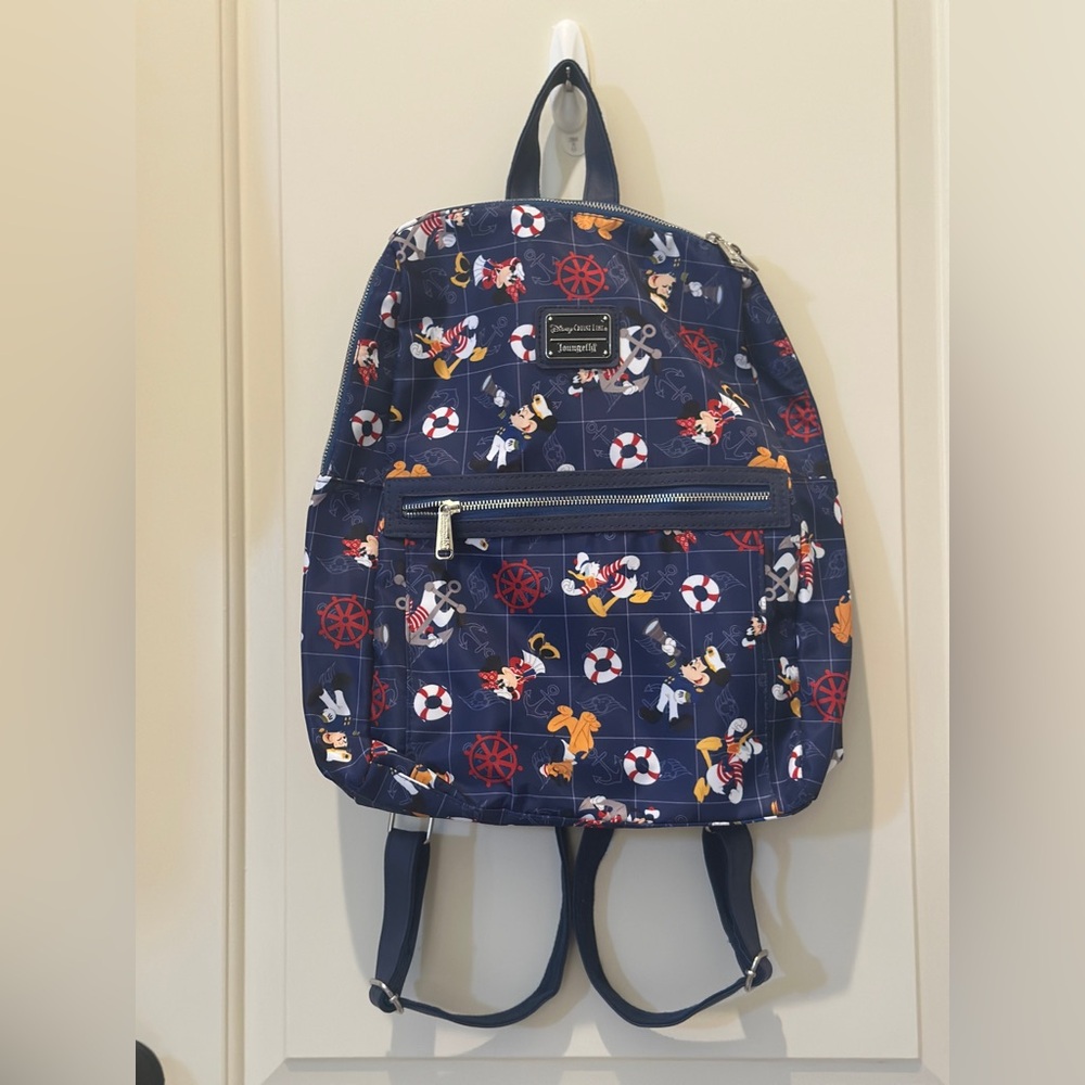Loungefly Mickey Mouse and Friends Disney Cruise Line Character Backpack